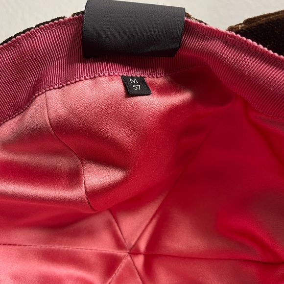 Gucci Velvet Monogram Baseball Cap - Picture 7 of 7